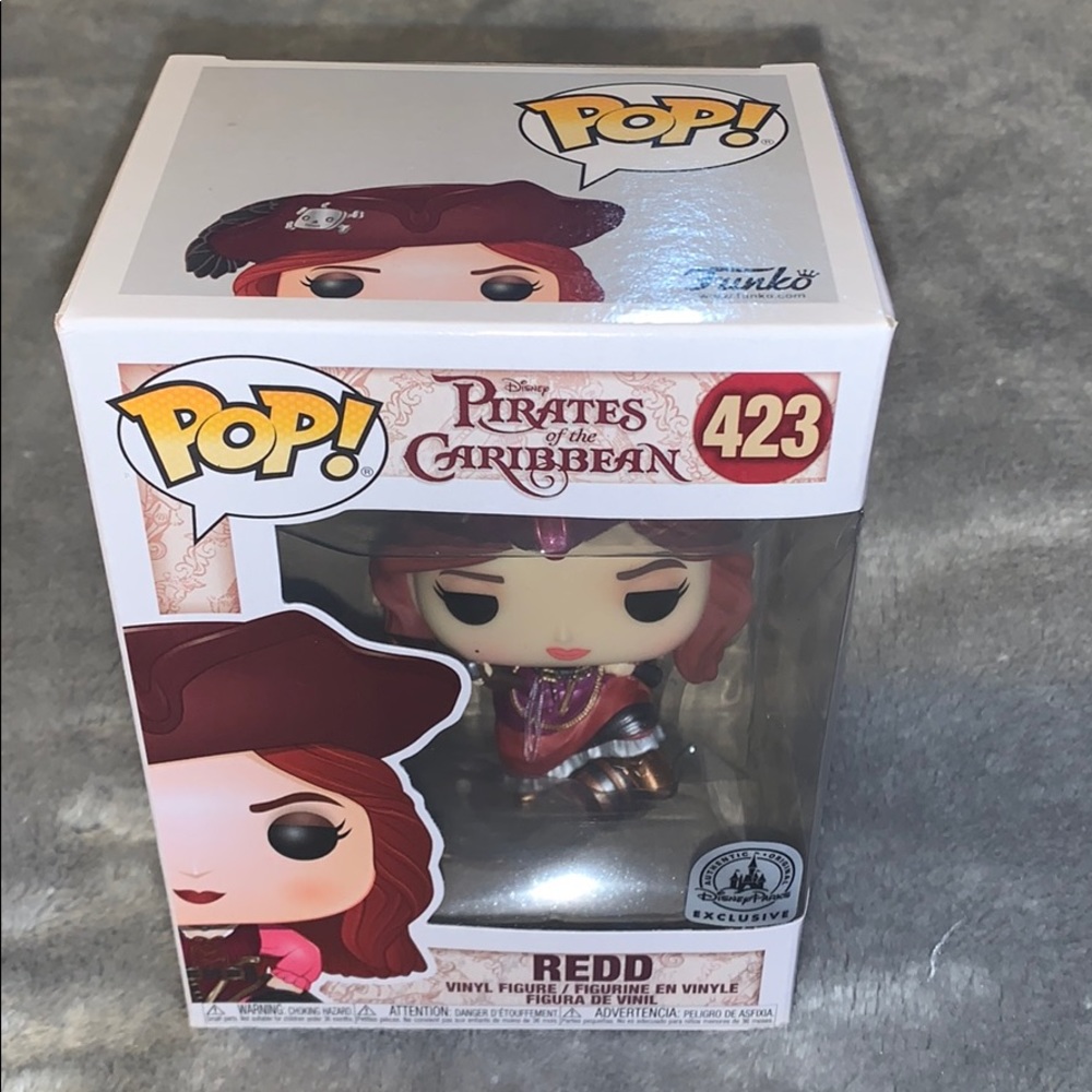 Disney Parks Exclusive Funko Pop Pirates Redd 423 - Picture 6 of 10